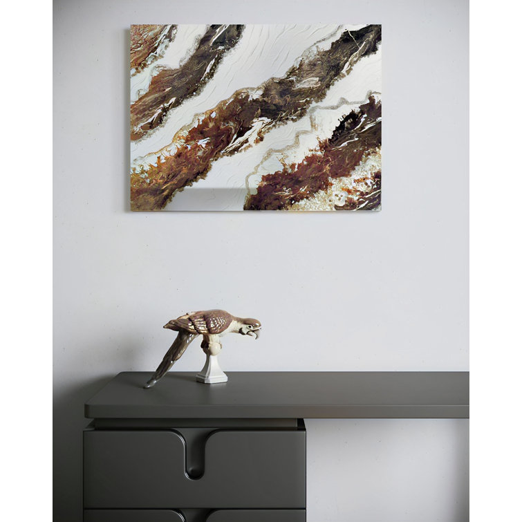 Ivy Bronx Handmade Abstract Wall Art Wayfair